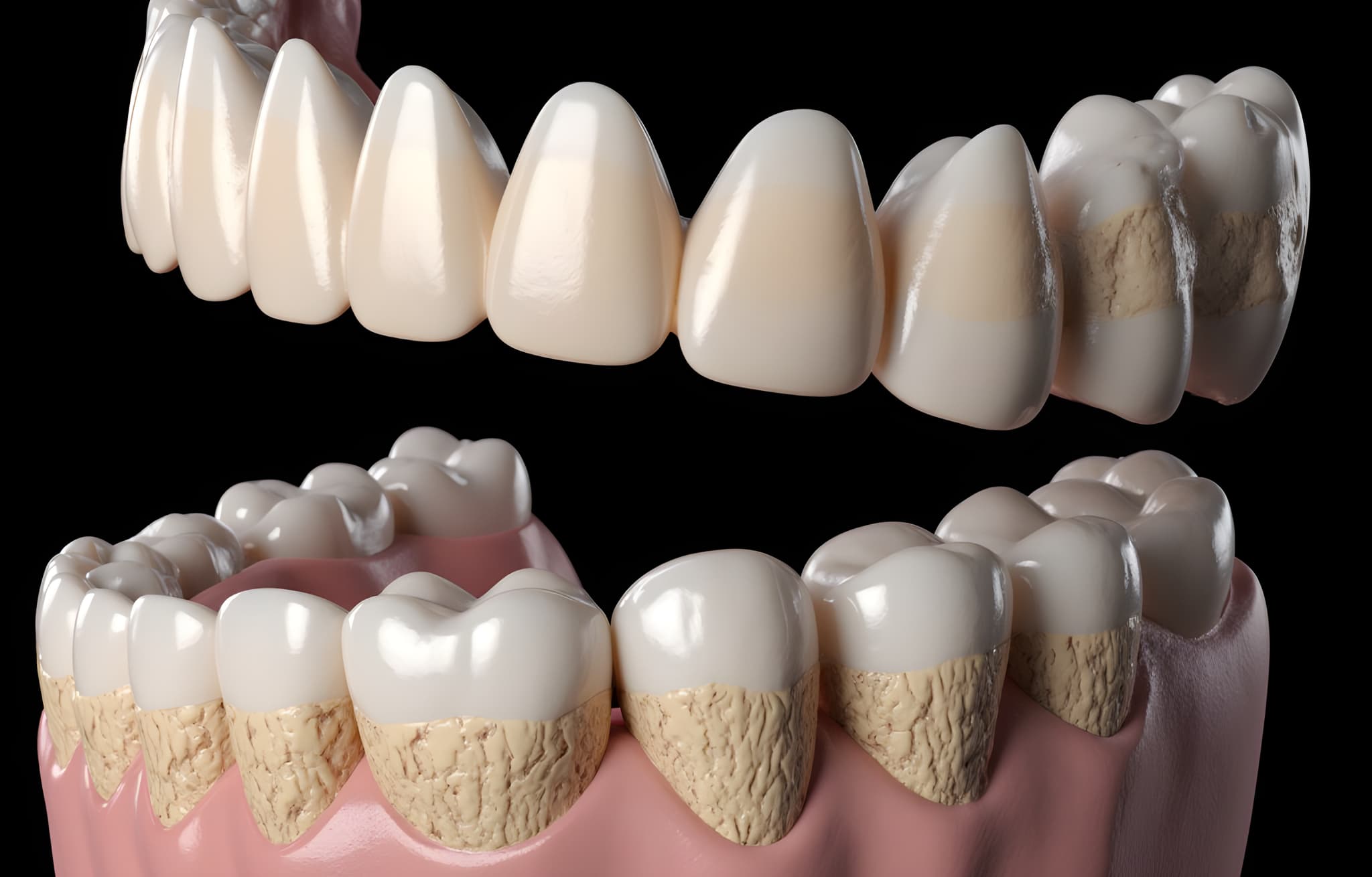 歯石が溜まった歯