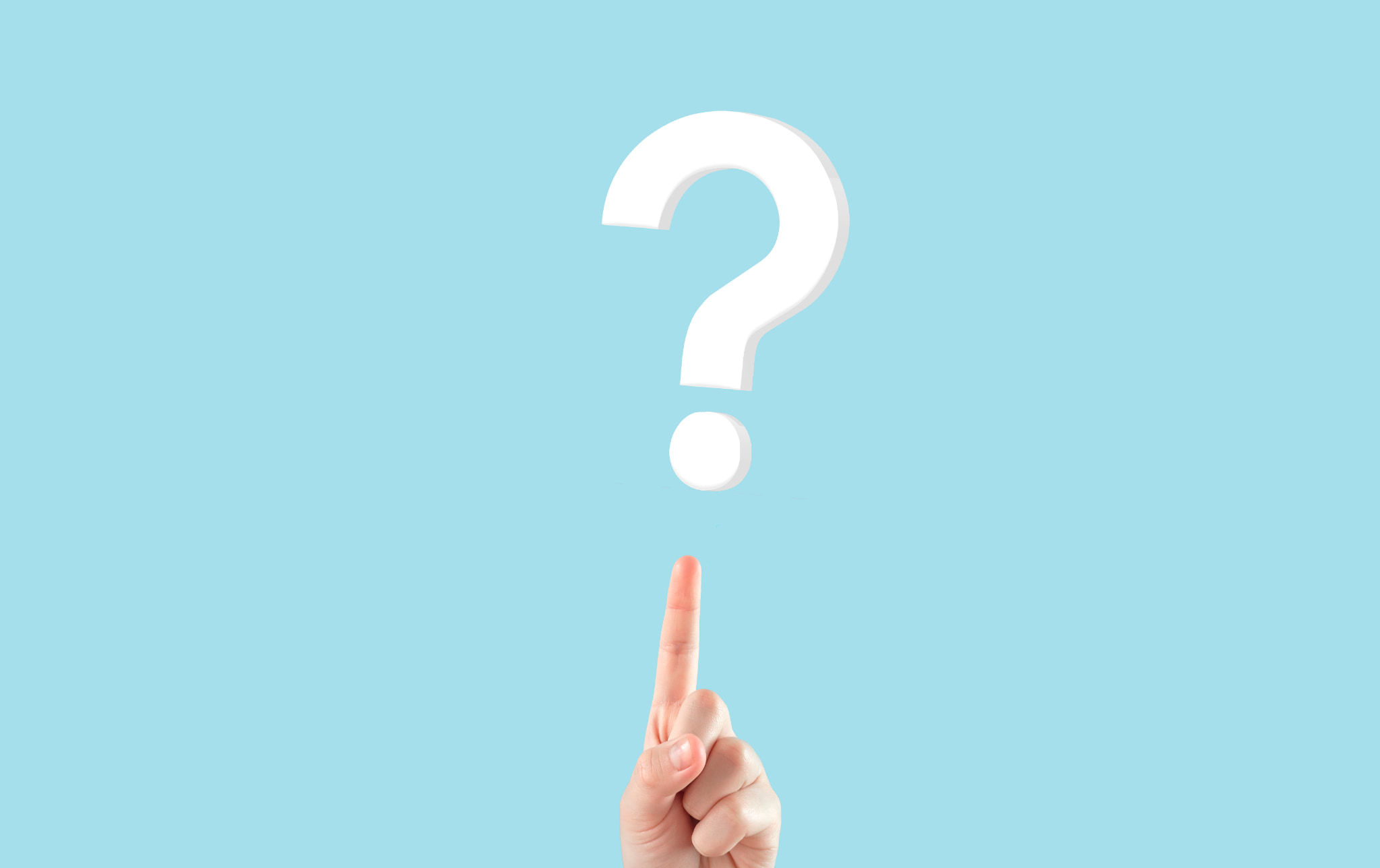 ハテナマークを示す指