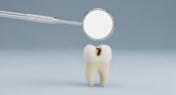 虫歯を発見するイメージ